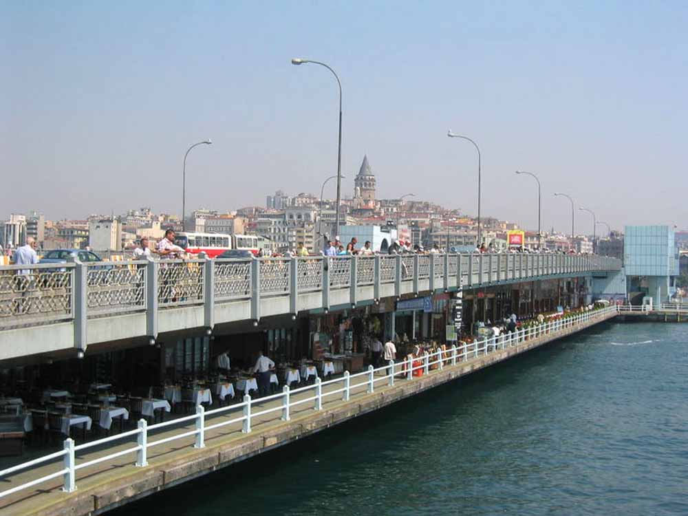 Madison Postcard from Ike Galata Bridge Merging the old and the